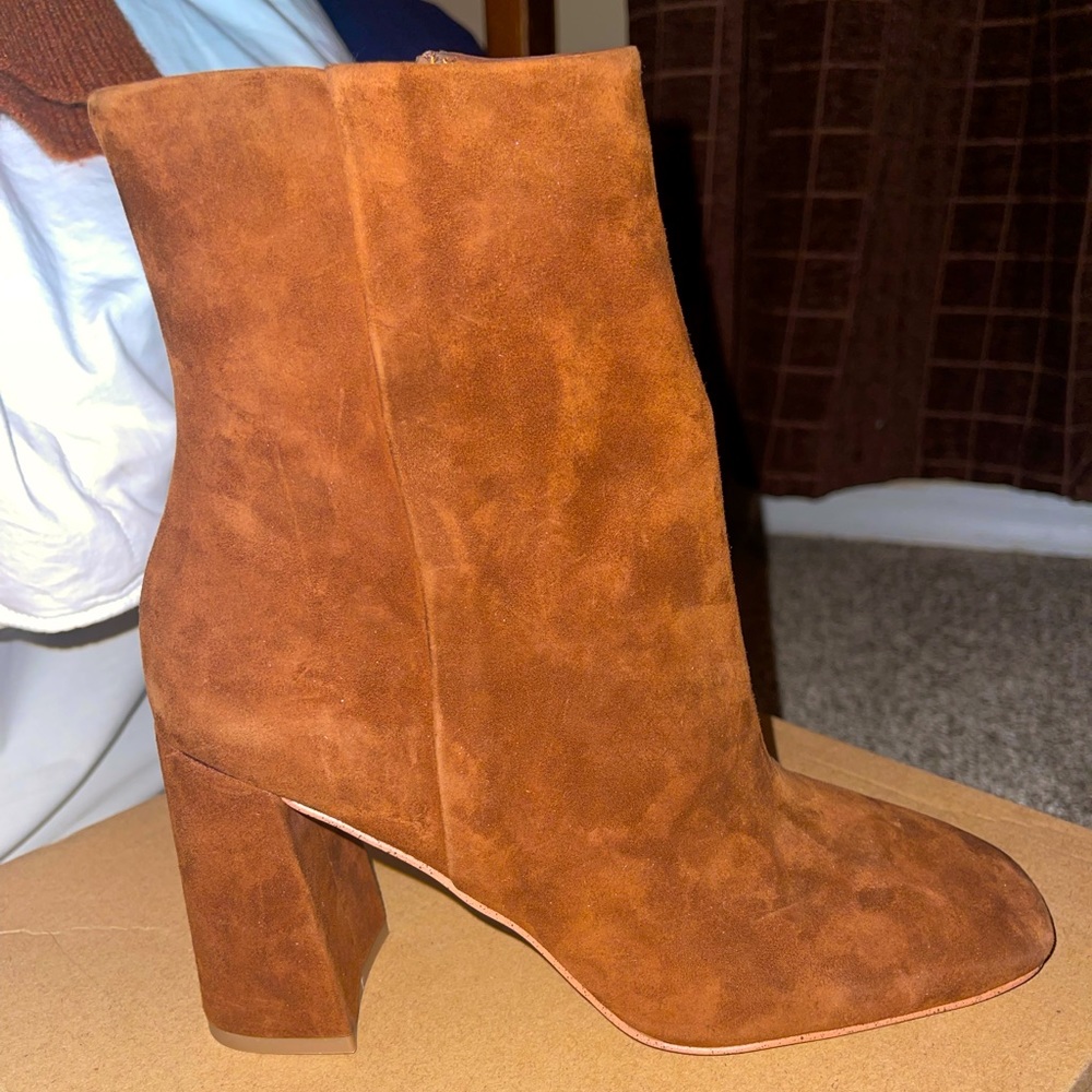 Brown/Chestnut bootie by Steve Madden